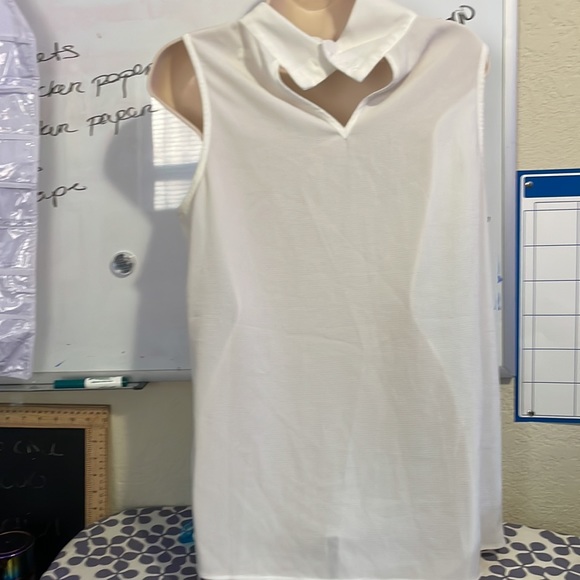 Kaiseki white casual dress up closure size Xl - Picture 5 of 7